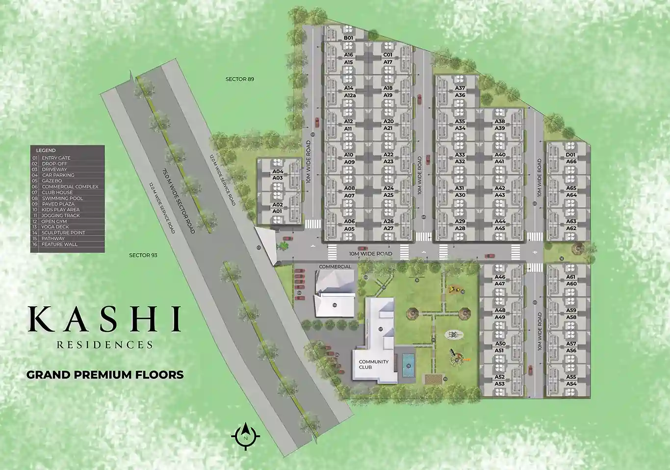 Ganga Realty Ganga Realty Kashi Residences Sector 89 Gurgaon Master Plan