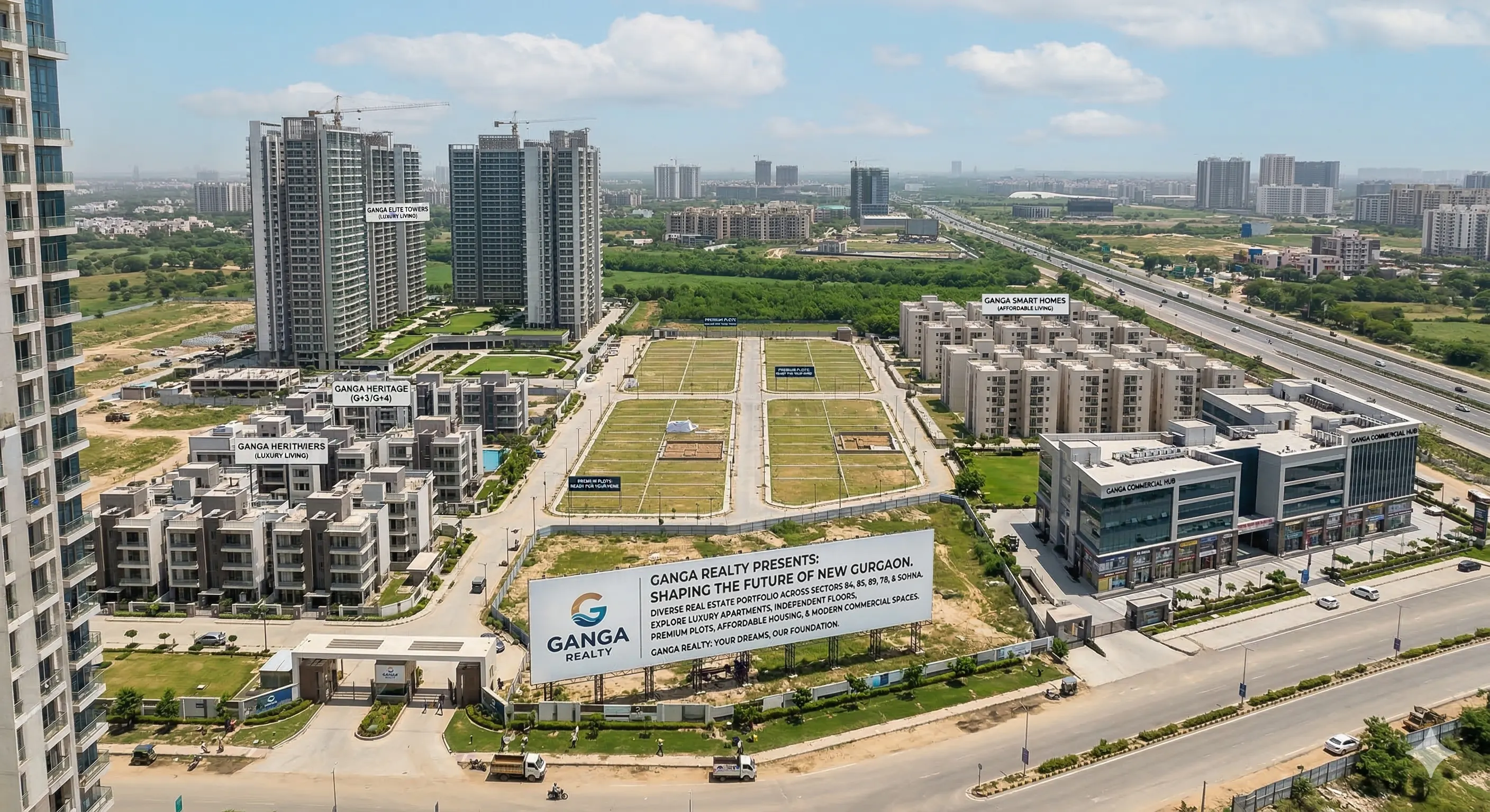 Ganga Realty Developer Buildings