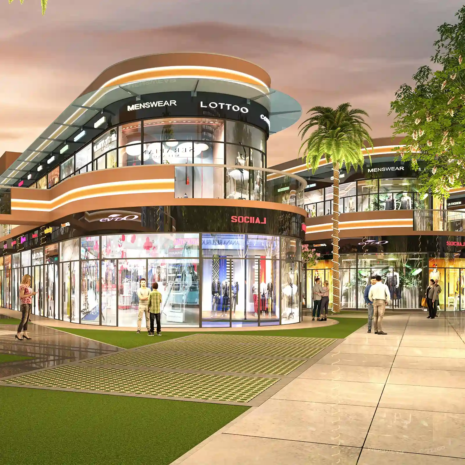 Ganga Realty Swarnim Facade