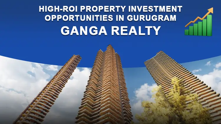 Modern luxury residential apartments in Gurugram with spacious balconies and contemporary architecture.