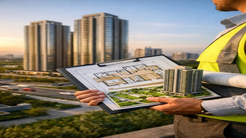 Planning-focused high-rise residential towers at Ganga Realty LIV90 in Sector 90 Gurgaon