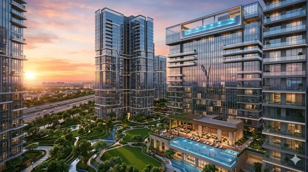 Ganga Anantam luxury high rise residential project in Sector 85 Gurgaon near Dwarka Expressway