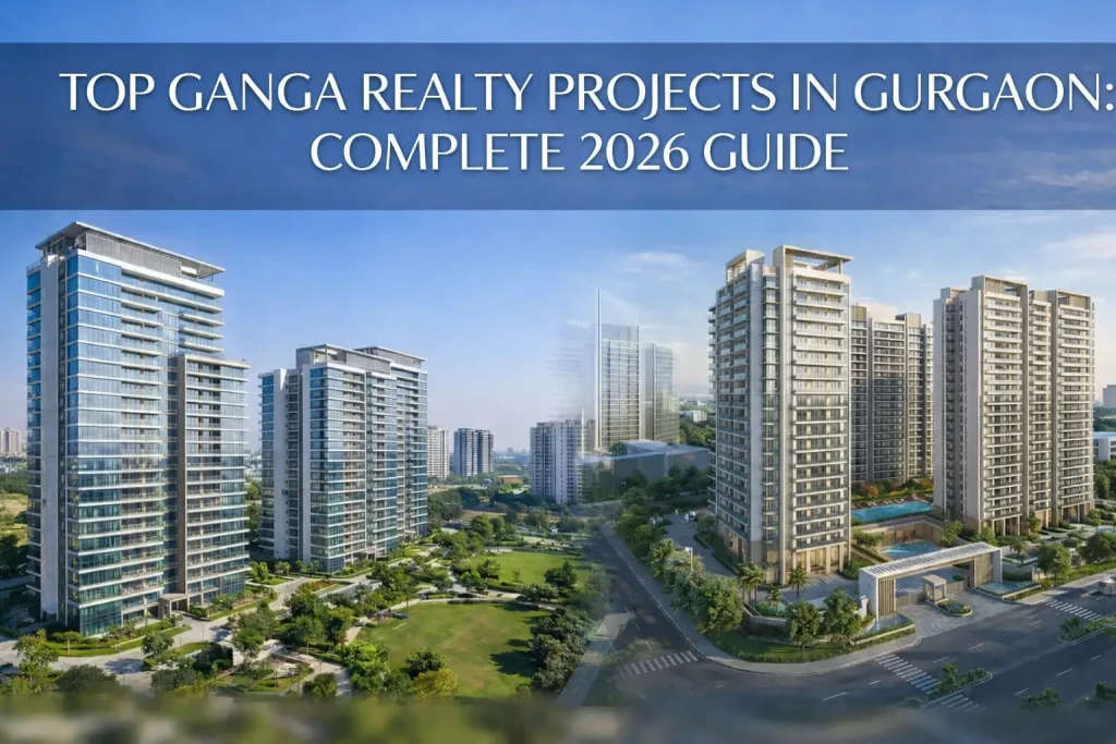 Top Ganga Realty projects in Gurgaon including LIV90 Nandaka Valley and Kashi Residences